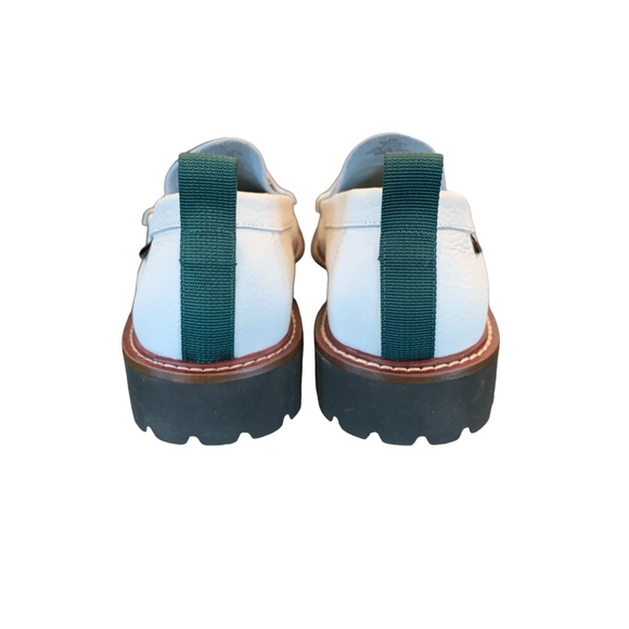 GH BASS White Leather Modern Whitney 1936 Loafers-NWOT - Picture 8 of 10